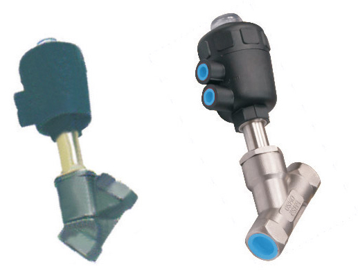 Angle seat valve